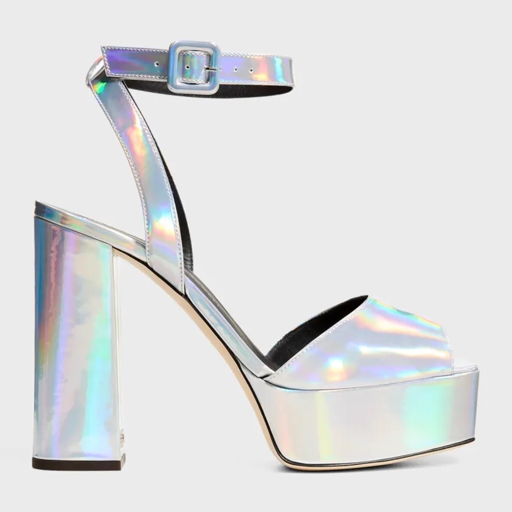 Giuseppe Zanotti
Metropolis Metallic Ankle-Strap Platform Sandals - Picture 14 of 15